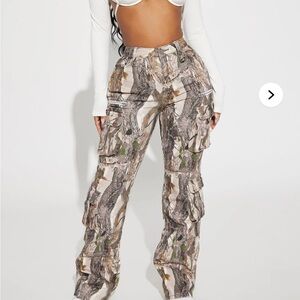 Fashion Nova Camo Cargo Pants